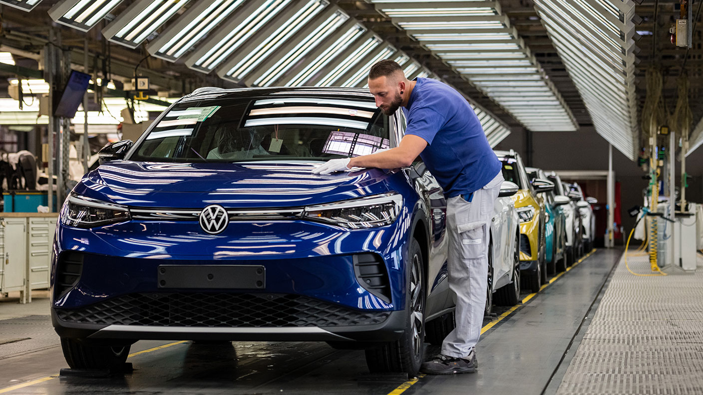 VW electric-car production line