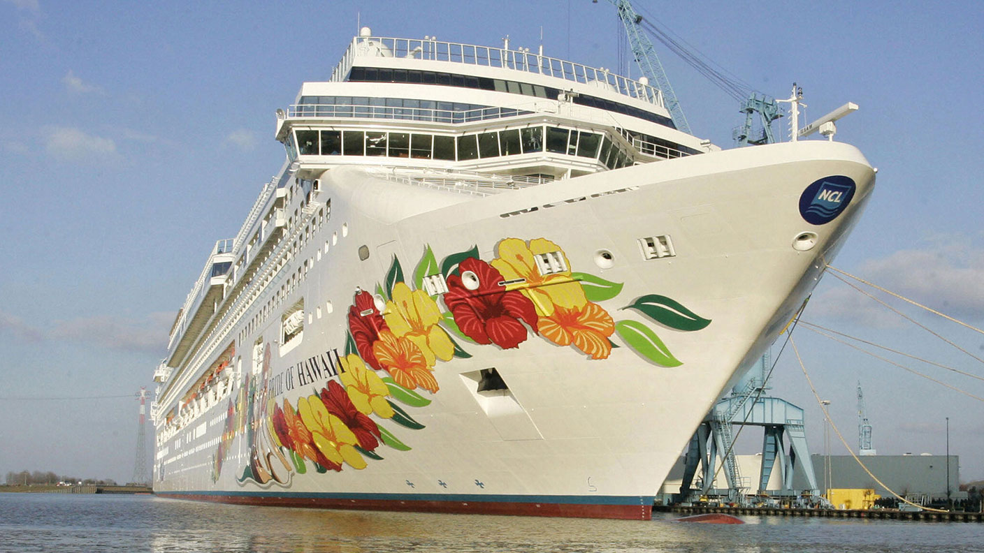 Cruise ship at port 