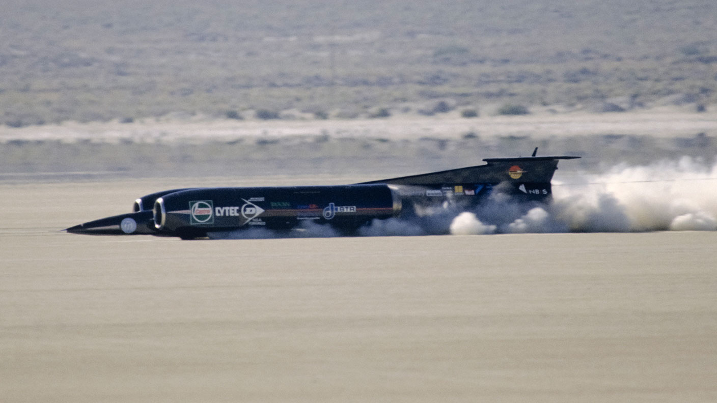 Thrust SSC in the Nevada desert © David Madison/Getty Images