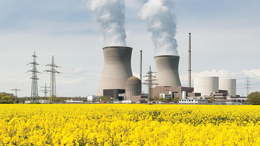 Nuclear power station in Germany
