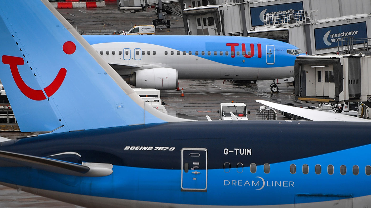 Tui planes at Manchester Airport © ANTHONY DEVLIN/AFP via Getty Images