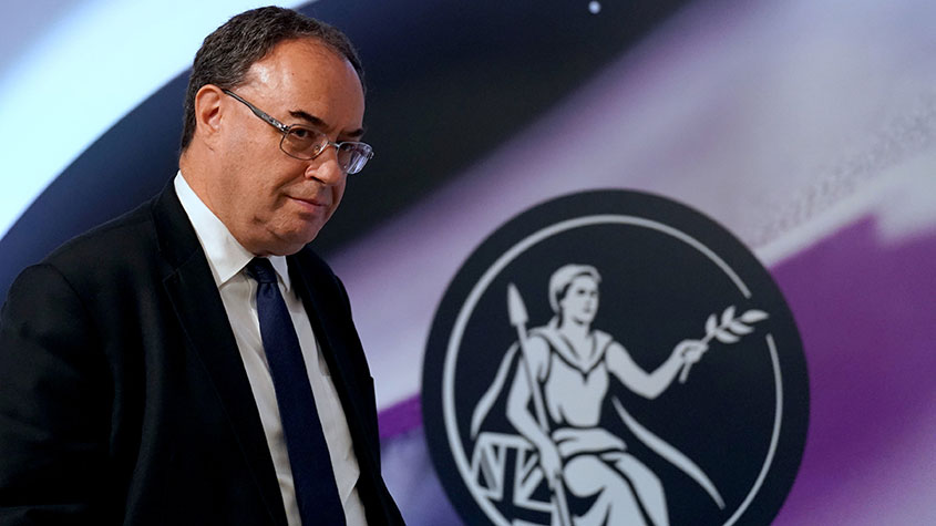 Andrew Bailey of the Bank of England