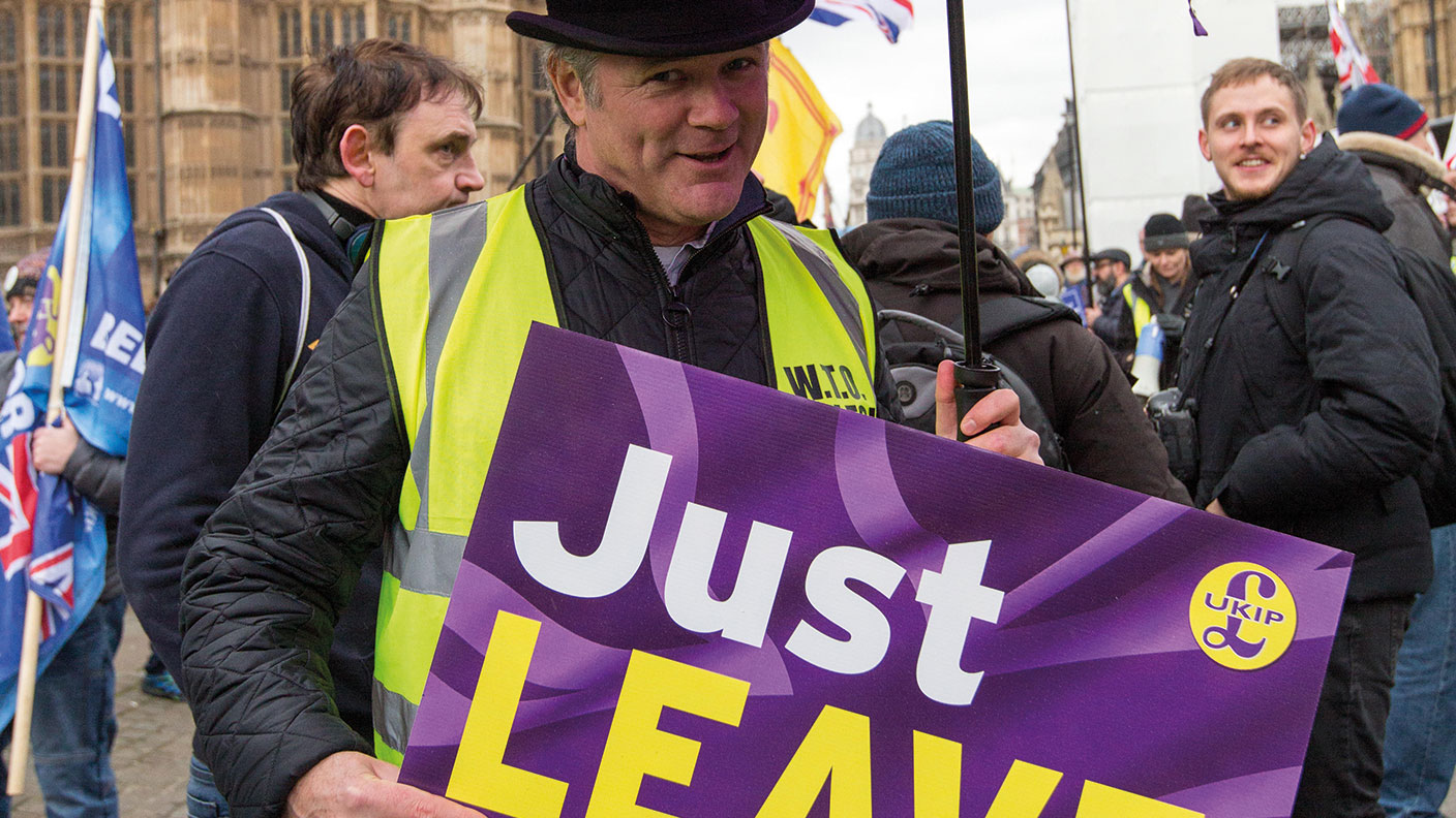 UKIP protester © George Cracknell Wright /Alamy Live News