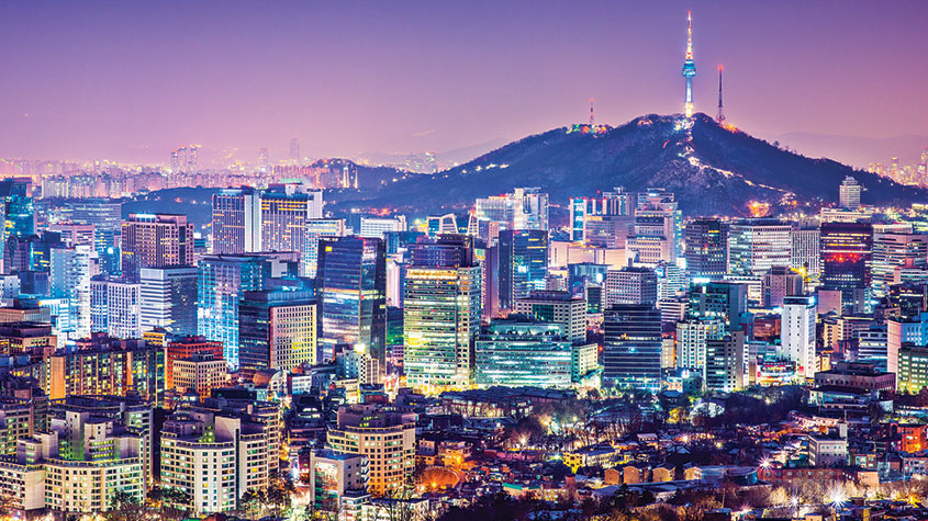 View of Seoul, South Korea