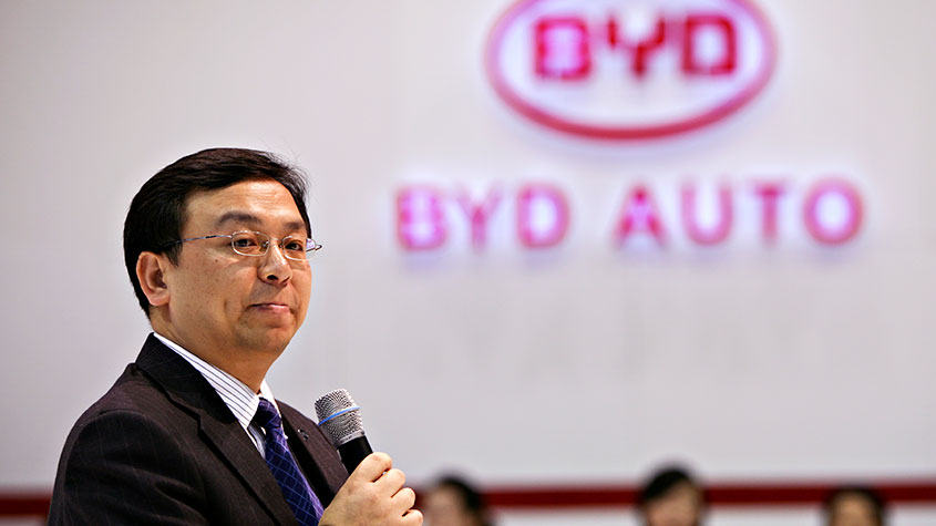 Wang Chuanfu, chairman and president of BYD Co
