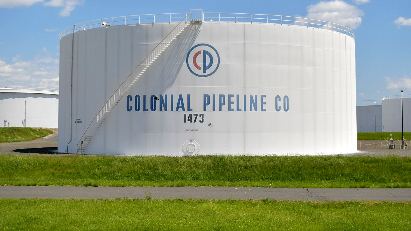 Colonial Pipeline fuel storage tank