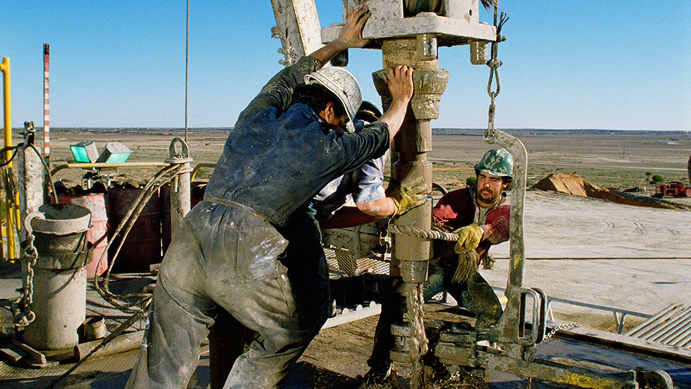Oil rig workers