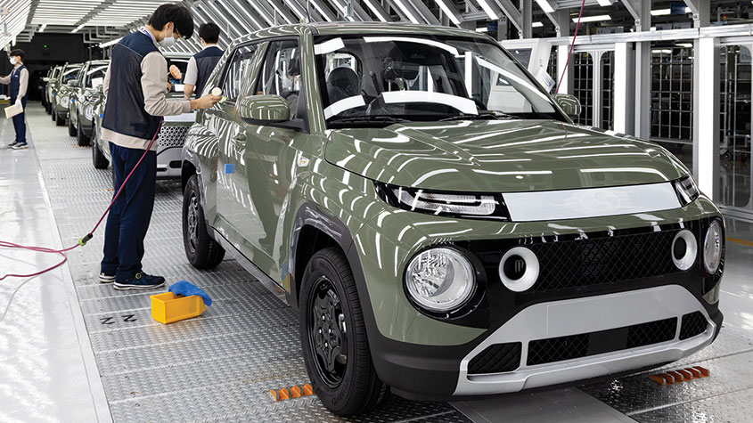 Hyundai Motor Co production line