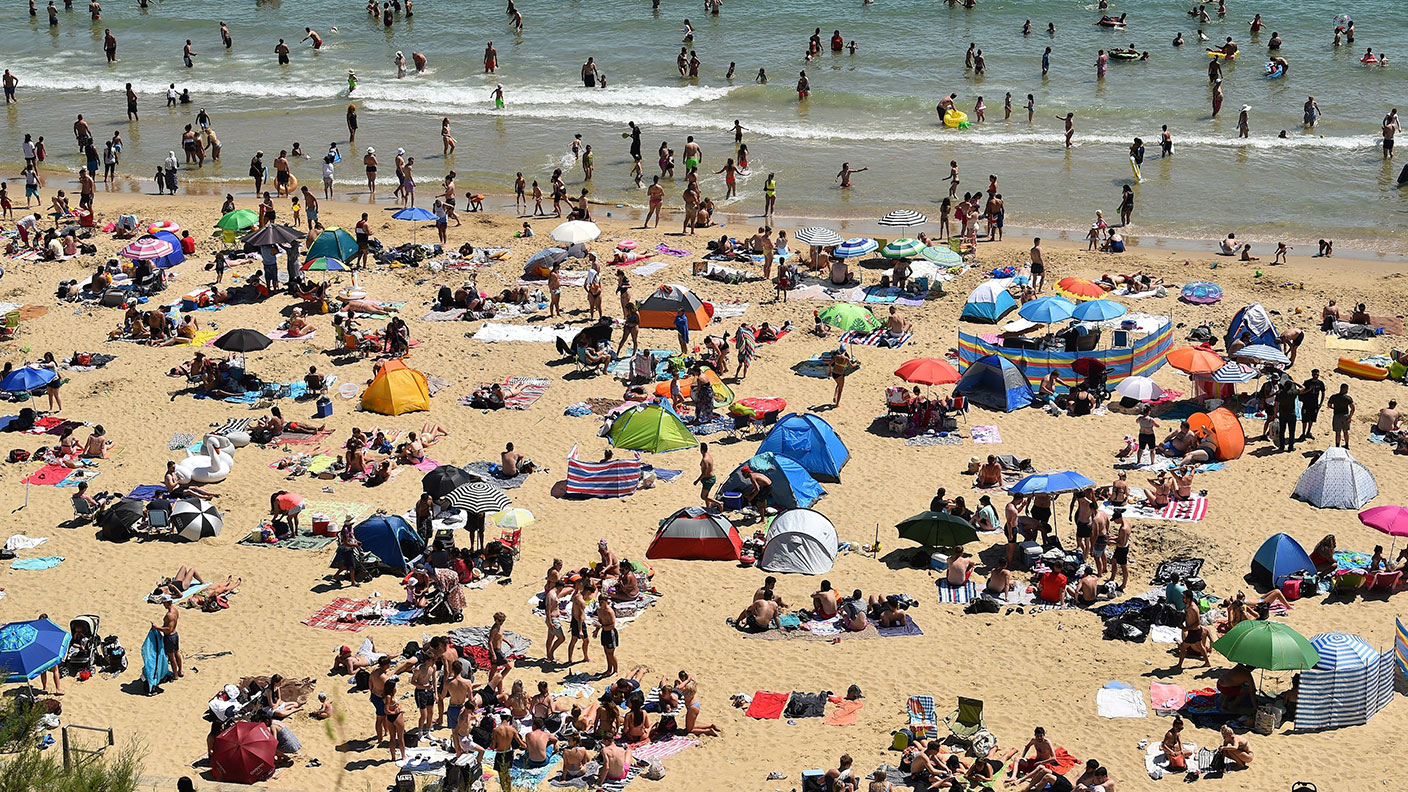 Bournemouth beach © GLYN KIRK/AFP via Getty Images