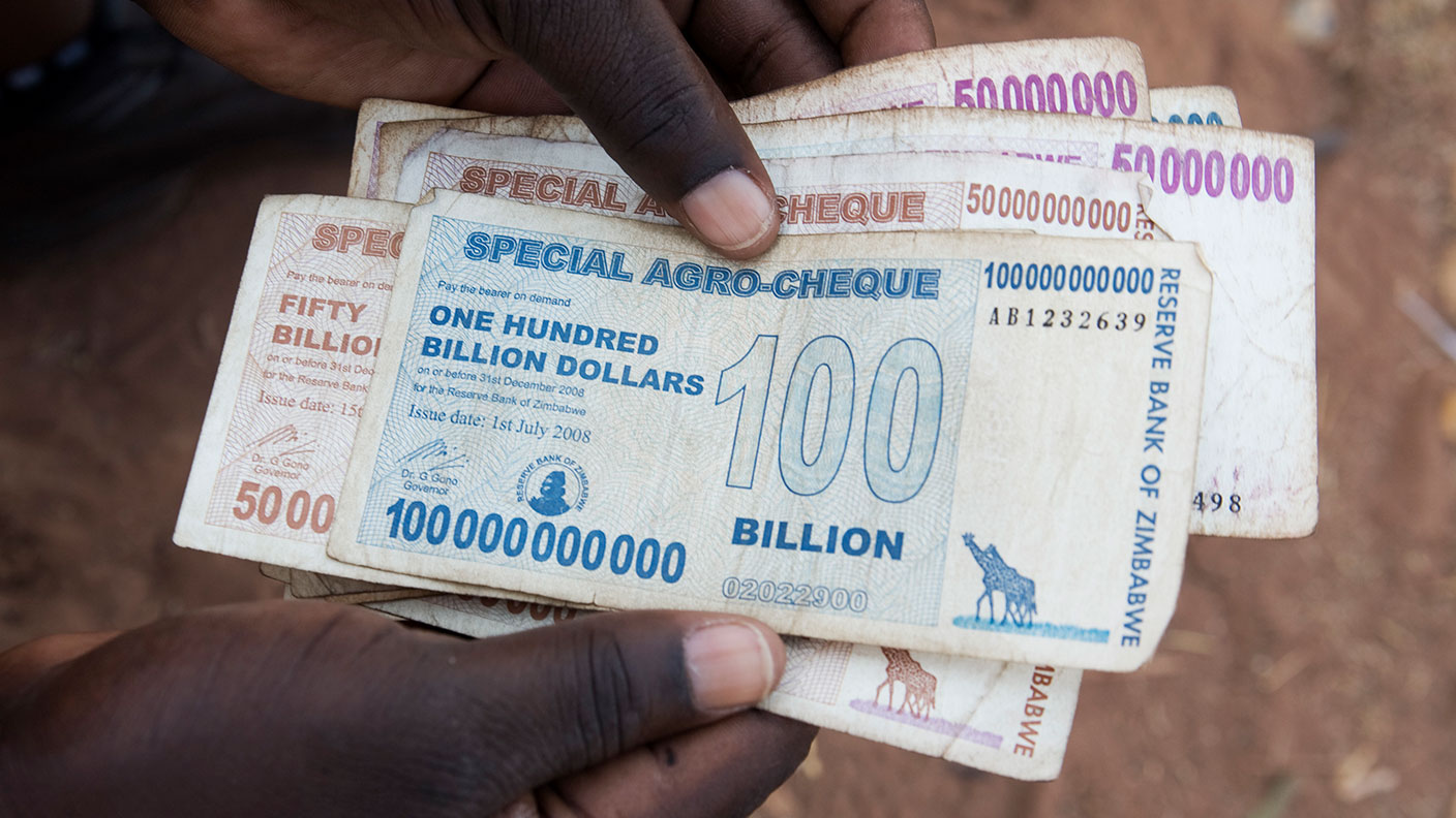 Billions of Zimbabwean dollars 