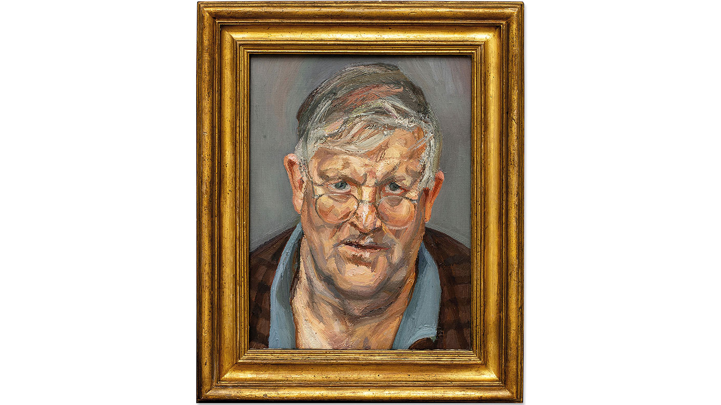 Lucien Freud’s portrait of David Hockney