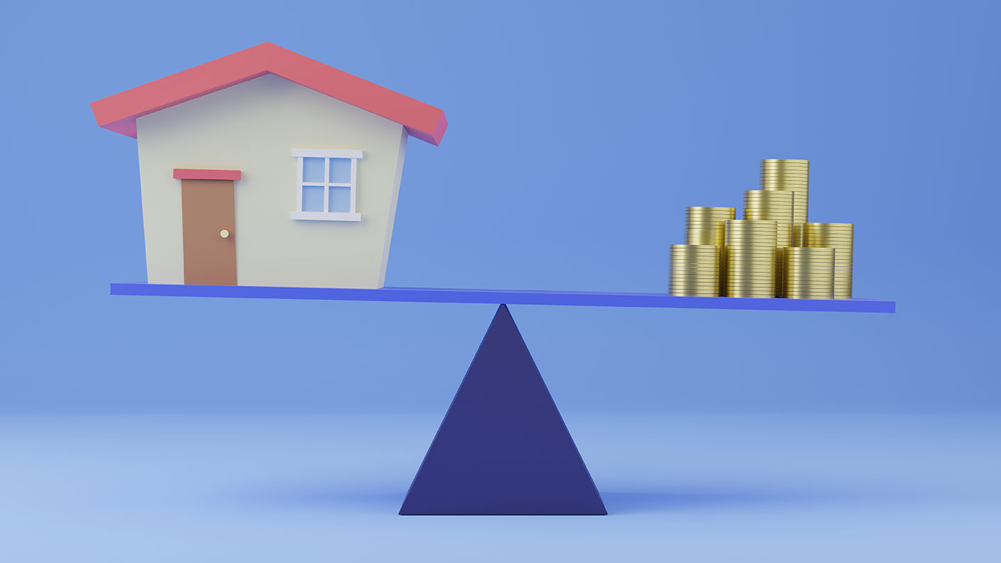 House and money in balance