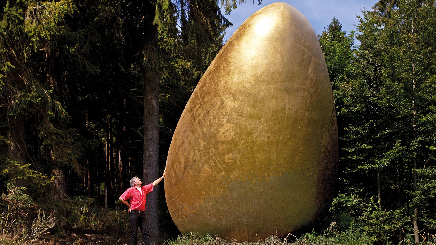 A huge golden egg