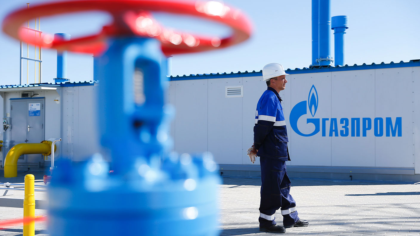 Gazprom gas distribution station