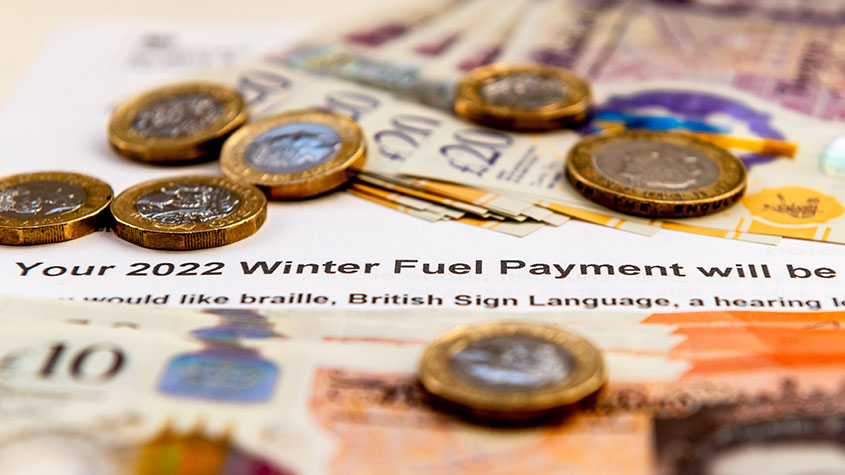 Winter fuel payment illustration