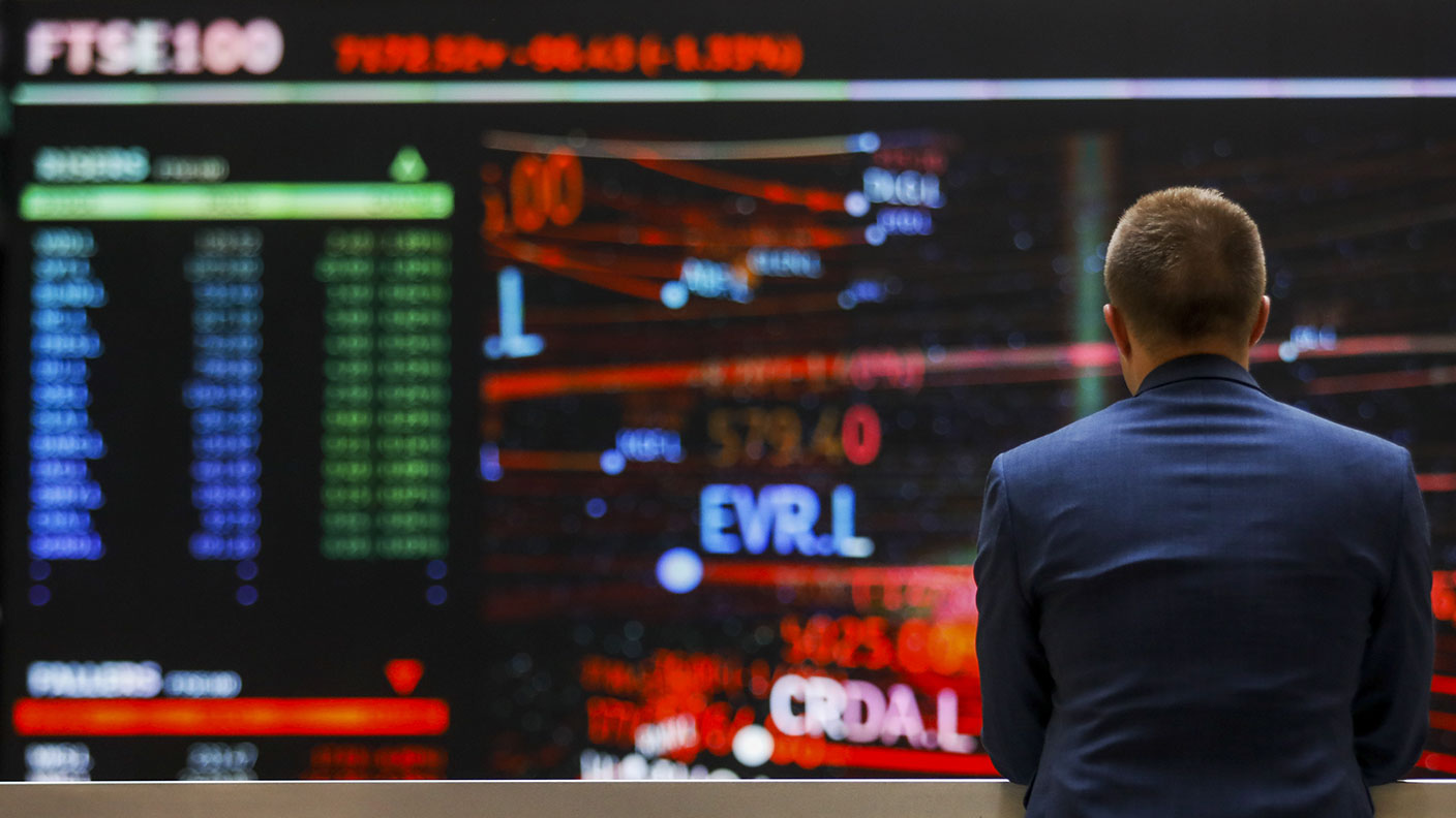 FTSE share index board © Luke MacGregor/Bloomberg via Getty Images