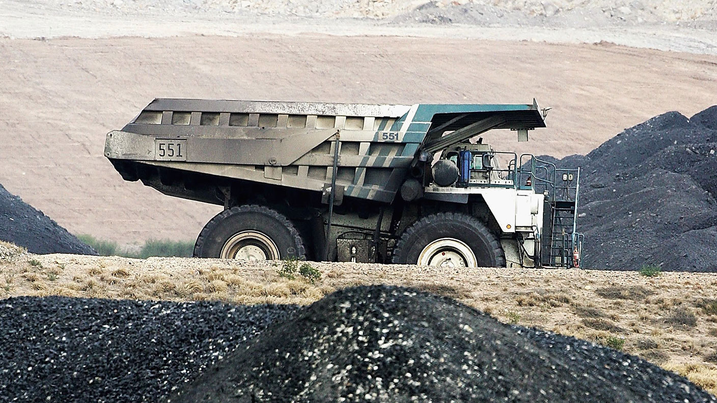 BHP mining dump truck