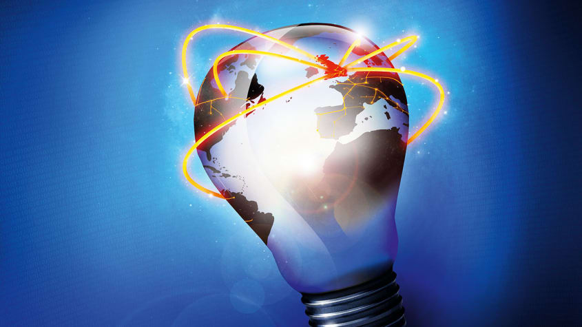 globally connected light bulb