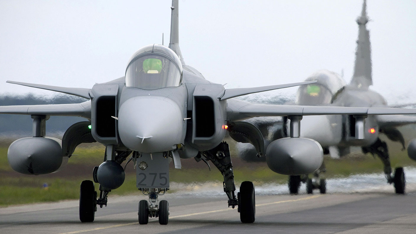 Saab JAS 39 Gripen fighter jets