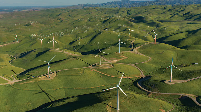 California windfarm