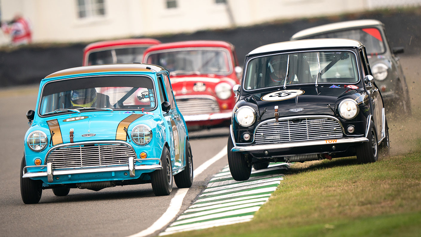 Mini racing at Goodwood