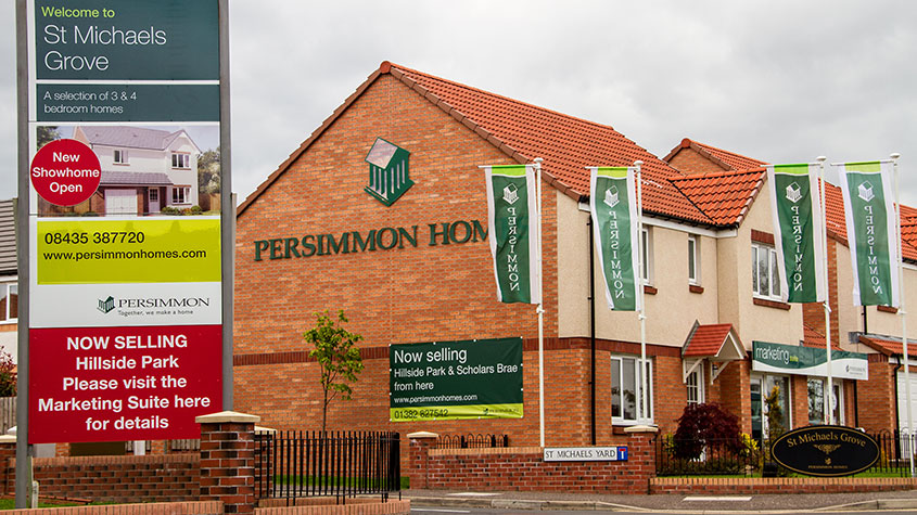 Persimmon new-build houses