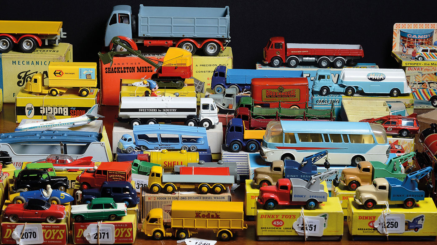 Dinky toys for auction © Nigel Roddis/Getty Images