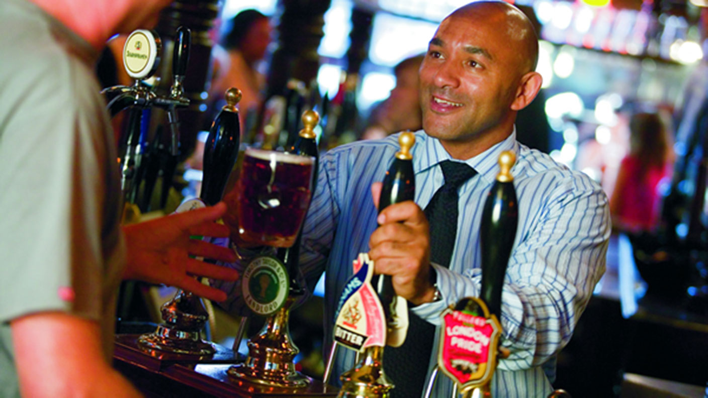 Barman in a pub 