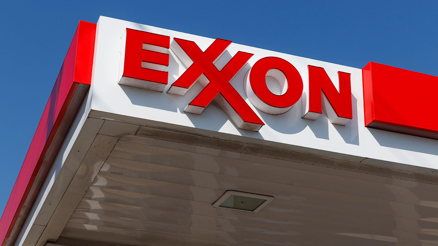 Exxon Petrol station canopy