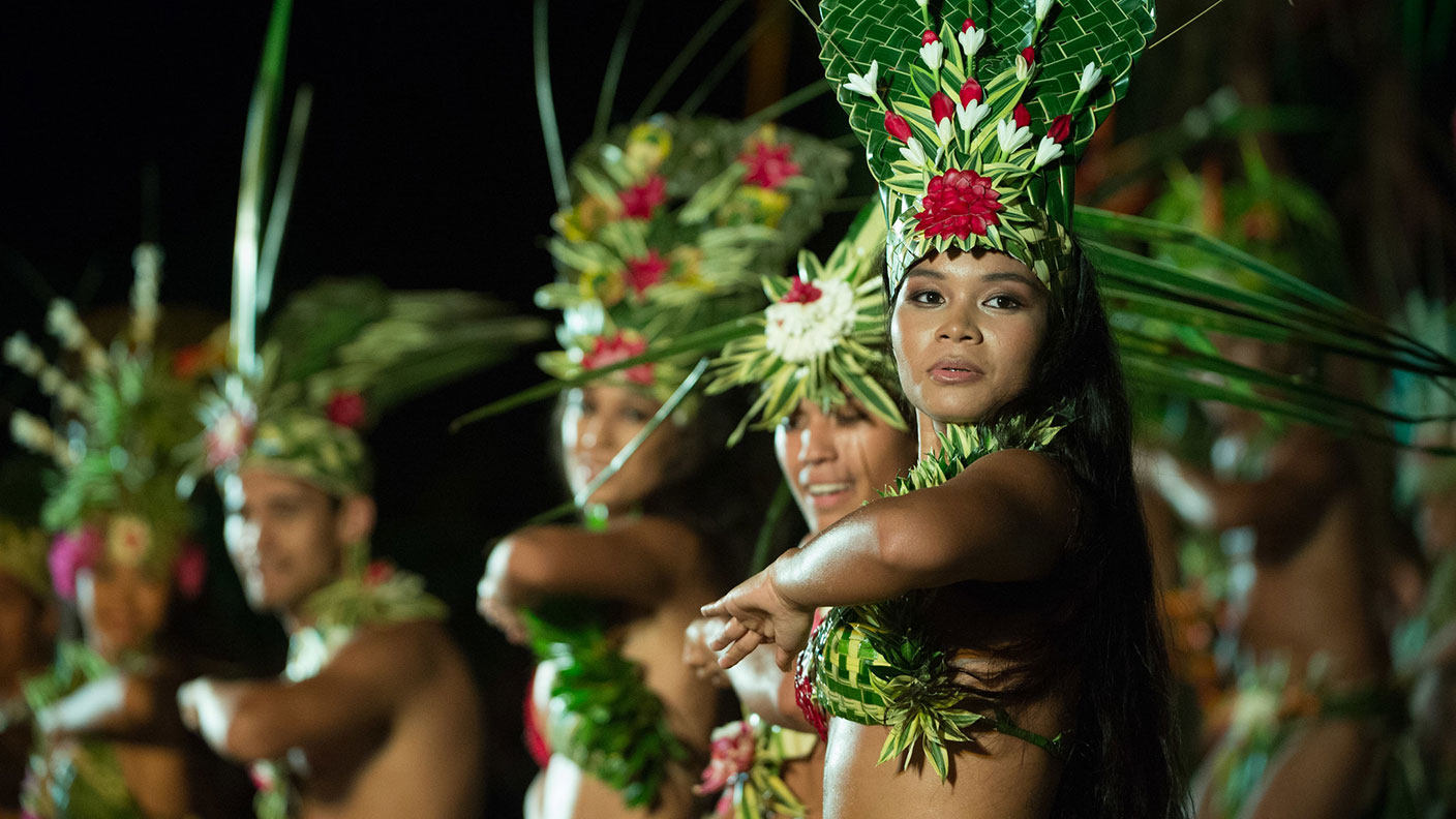 Tahitian dancing at the Intercontinental Tahiti Resort &amp; Spa