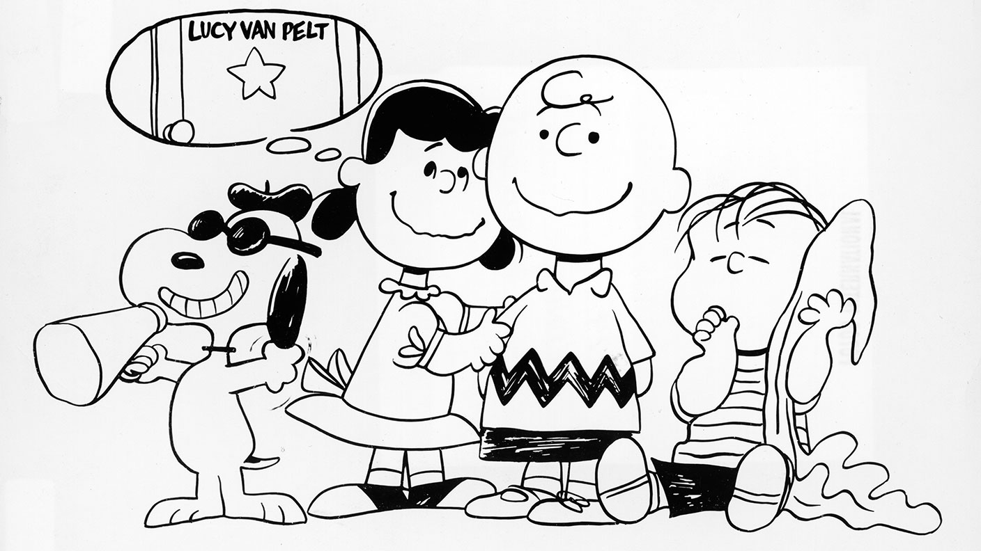 Peanuts comic strip © Fotos International/Courtesy of Getty Images