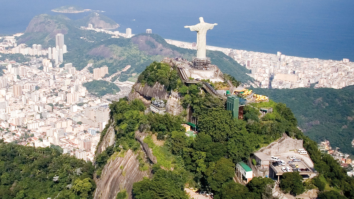 Big Jesus statue in Rio de Janeiro