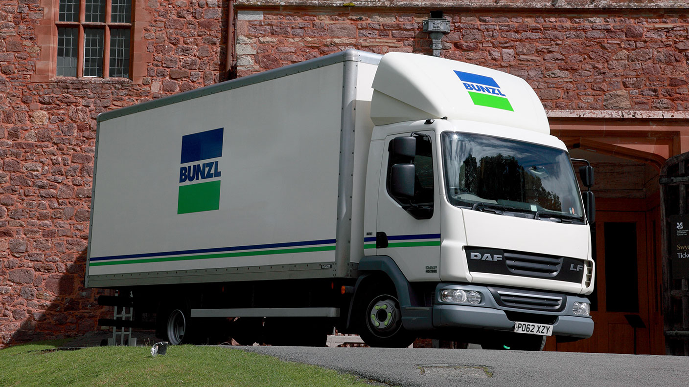 Bunzl delivery lorry