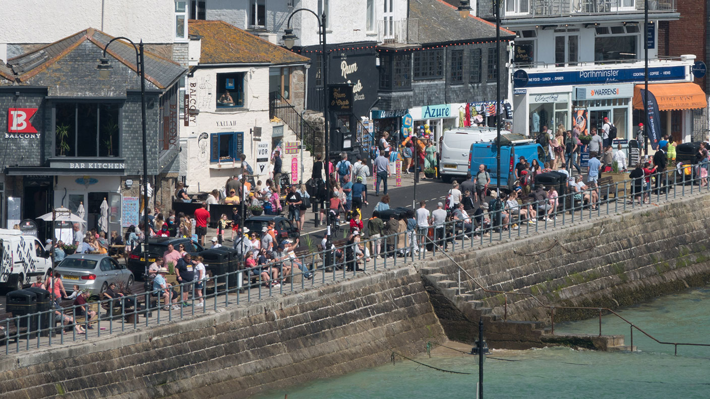 Tourists in St Ives