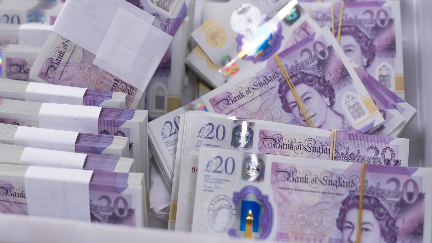 £20 notes © Jason Alden/Bloomberg via Getty Images