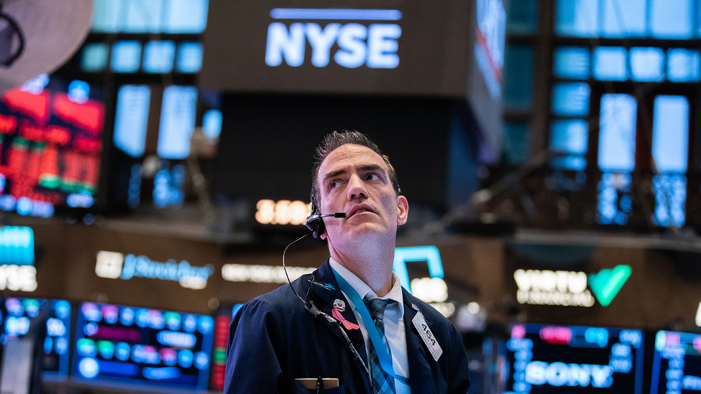 Trader at the New York Stock Exchange