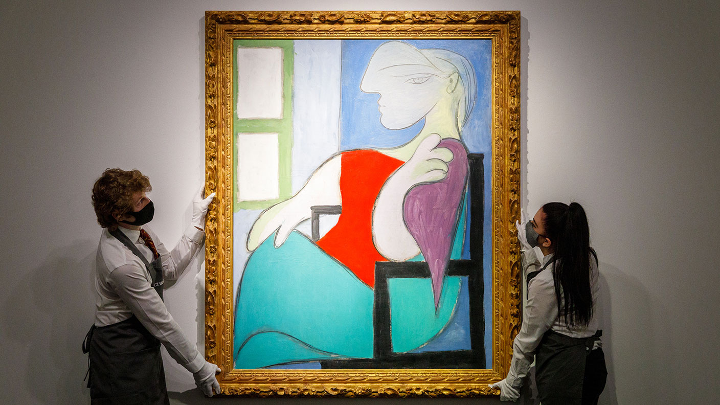 Pablo Picasso&#039;s Femme assise pres d&#039;une fenetre (Marie-Therese)
